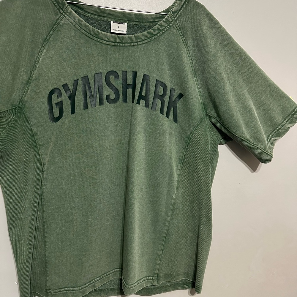 Gymshark Oversized Green Tee — Size Large